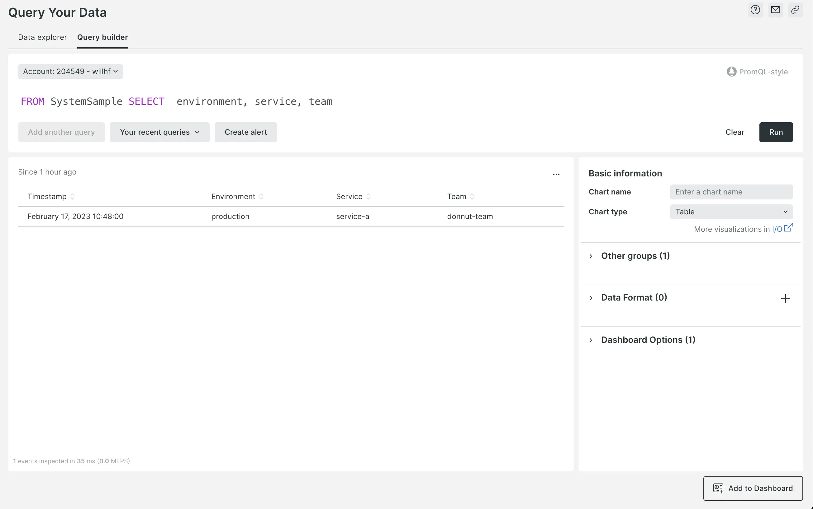 Querying for custom attributes using SystemSample.